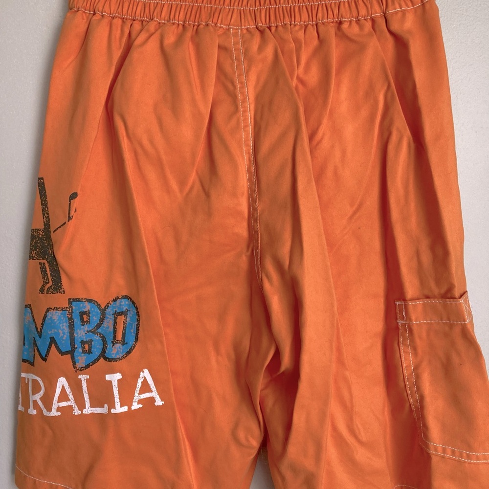 Boy 10-12 orange Mambo swim trunks